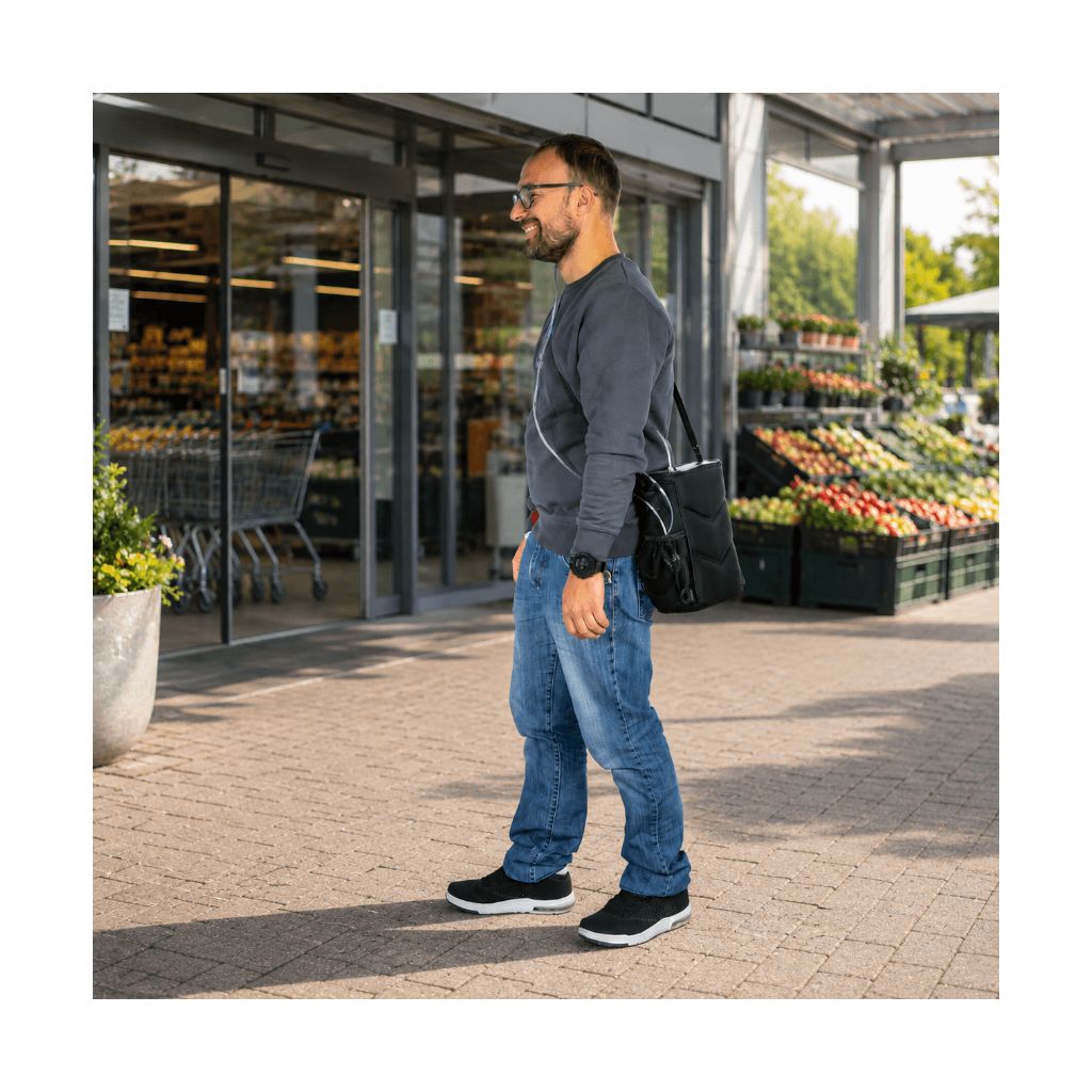 PULSE FLOW | Tragbarer Sauerstoffkonzentrator | 6 Stufen | 1.200 ml