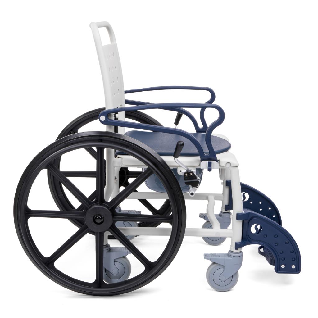 SANI TIM 1 | Rollstuhl, Transportstuhl, Toilettenstuhl und Duschstuhl | 4 in 1