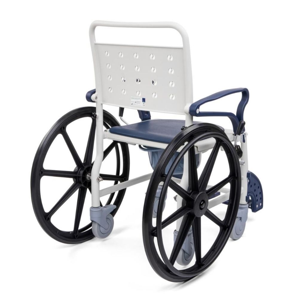 SANI TIM 1 | Rollstuhl, Transportstuhl, Toilettenstuhl und Duschstuhl | 4 in 1