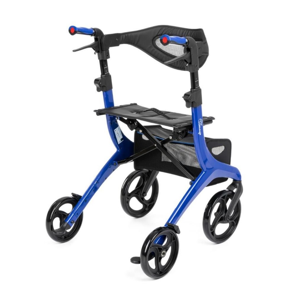 LORENZA Leichtgewicht-Rollator| Intelligentes und praktisches Design | 7,7 kg