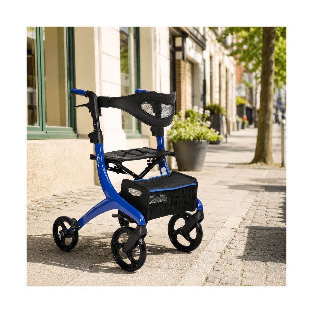 LORENZA Leichtgewicht-Rollator| Intelligentes und praktisches Design | 7,7 kg