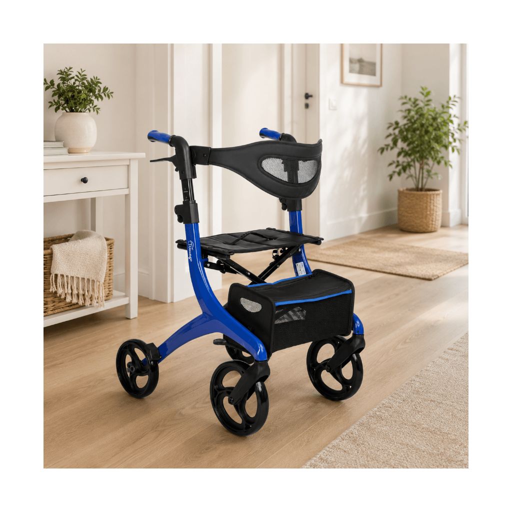 LORENZA Leichtgewicht-Rollator| Intelligentes und praktisches Design | 7,7 kg
